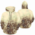 smokinheart womens hoodie front back