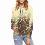 smokinheart womens hoodie model