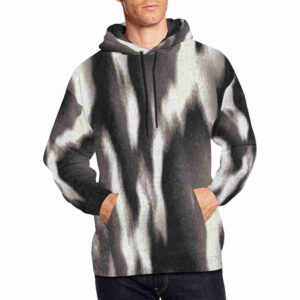 zebra alpha designer hoodie for men model