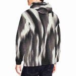 zebra alpha designer hoodie for men model back