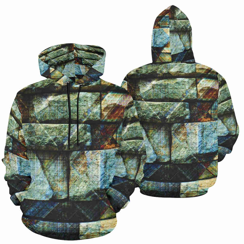 brickhouse designer hoodie for men front back