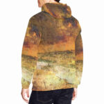 scorch designer hoodie for men model back