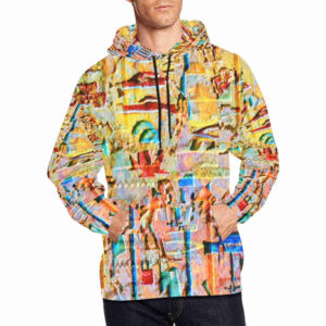 scribe vibrant designer hoodie for men model