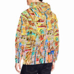 scribe vibrant designer hoodie for men model back