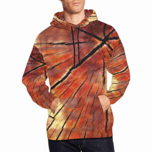 timber tie dye sunset designer hoodie for men model
