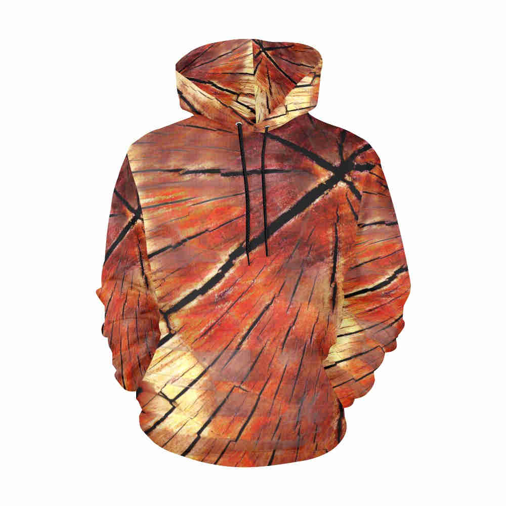 timber tie dye sunset designer hoodie for men