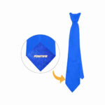 positive blue subliminal tie necktie