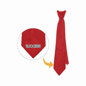 success subliminal tie necktie